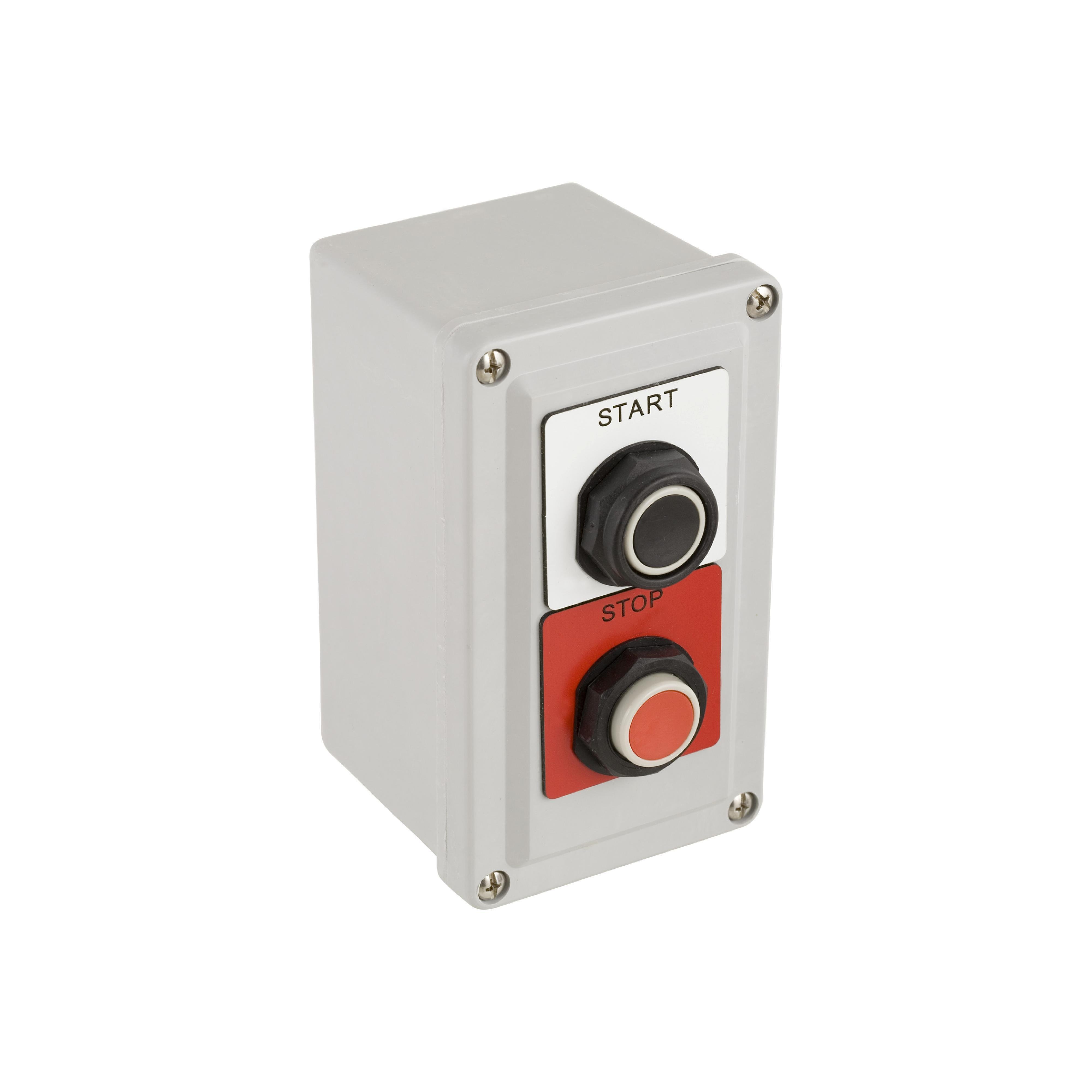 Picture of 9001SKY201 - 30mm push button, Type SK, control station, START and STOP, 6A inductive at 120VAC, NEMA 4, 4X