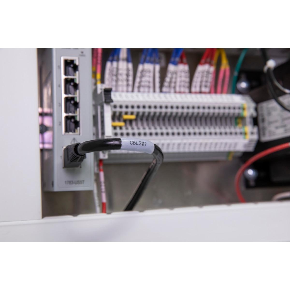 Picture of M-11-427 - BMP51 BMP53 BMP41 Self-Laminating Vinyl Wire and Cable Labels, 0.75" H x 0.5" W