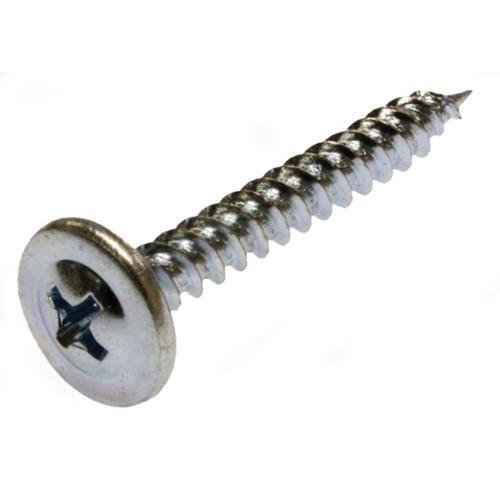Picture of JWDW1C - 8 x 1/2 in. Wafer Head Phillips Sharp Point Drywall Screws - Steel Zinc - 100qty