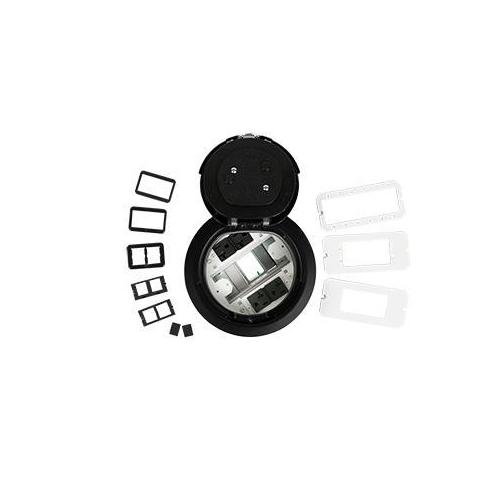 Picture of 6ATC2PBK - 6AT Prewired Evolution™ Poke Thru Device, Surface Style Cover, Black