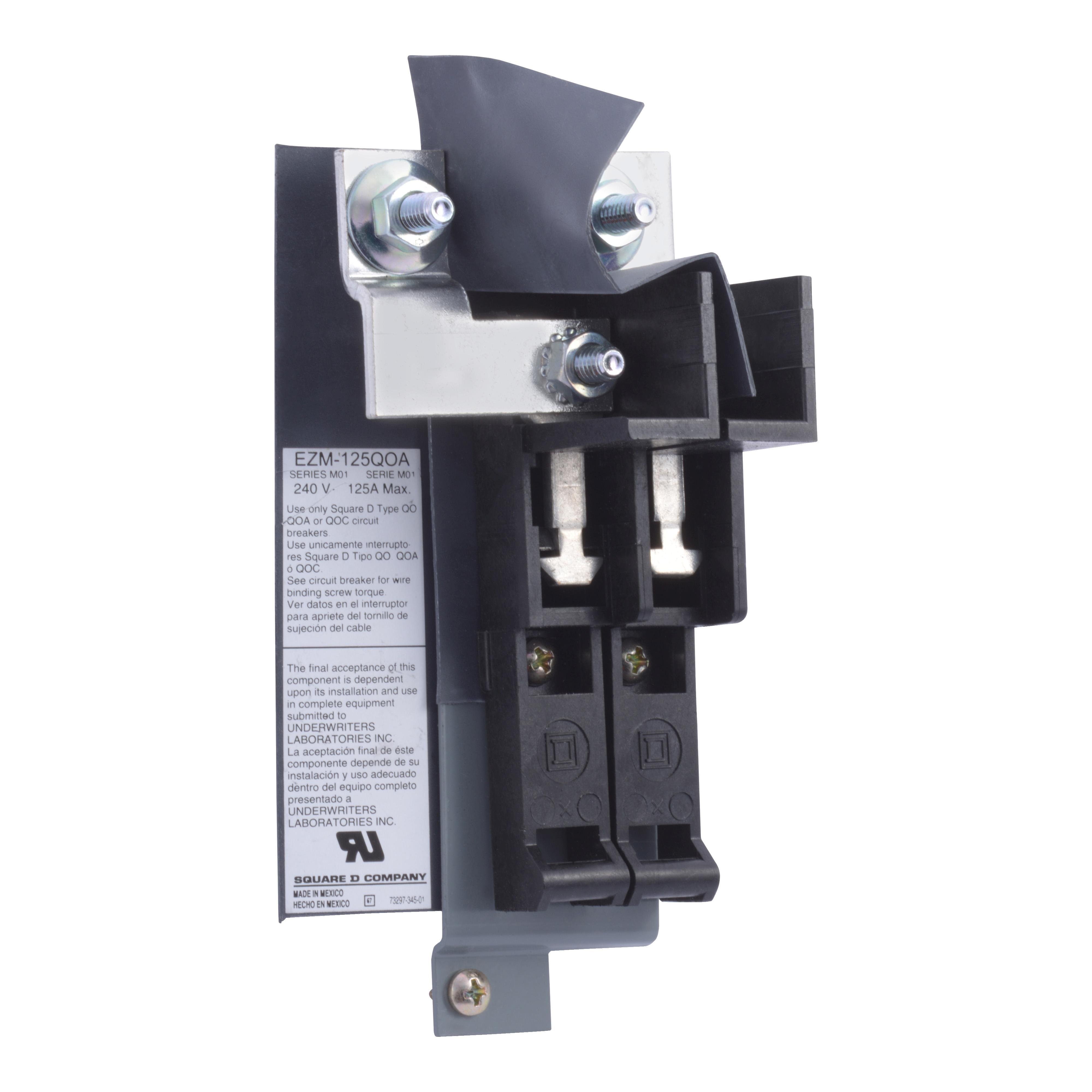 EZM125QOA - Meter accessory, EZ Meter-Pak, Q2M to QO circuit breaker adaptor