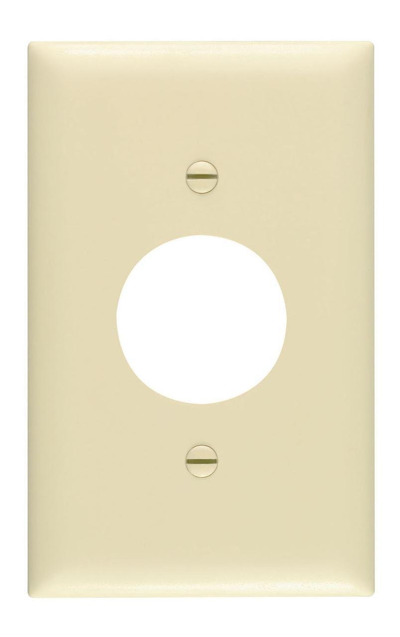 TradeMaster® 1-Gang Nylon Wall Plate, Single Receptacle Opening, Brown
