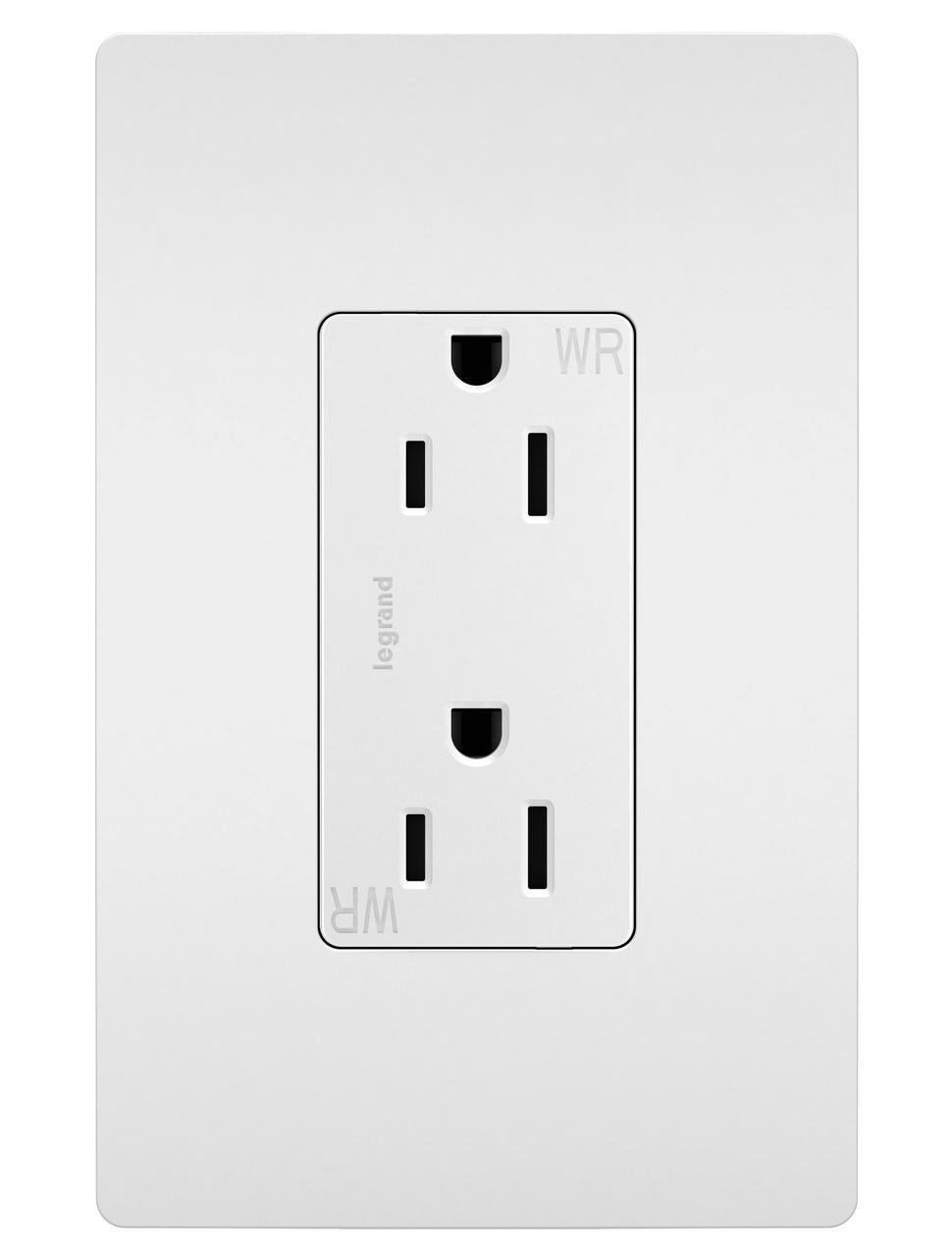 Picture of 885-TRWRW - radiant® Outdoor Outlet, White