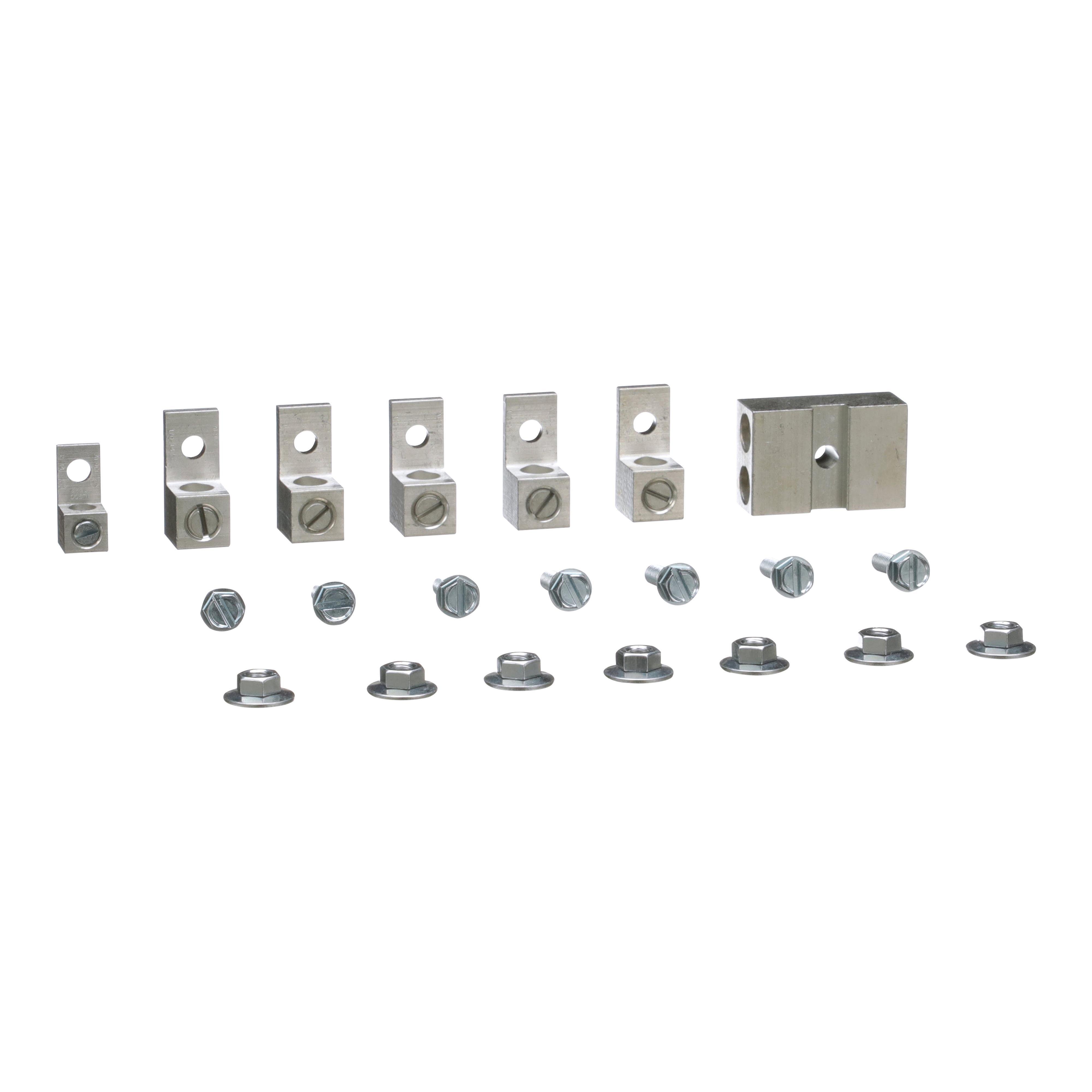 DASKGS100 - Transformer accessory, lug kit, mechanical, 100A, 1/0 AWG to 14 AWG, qty 5