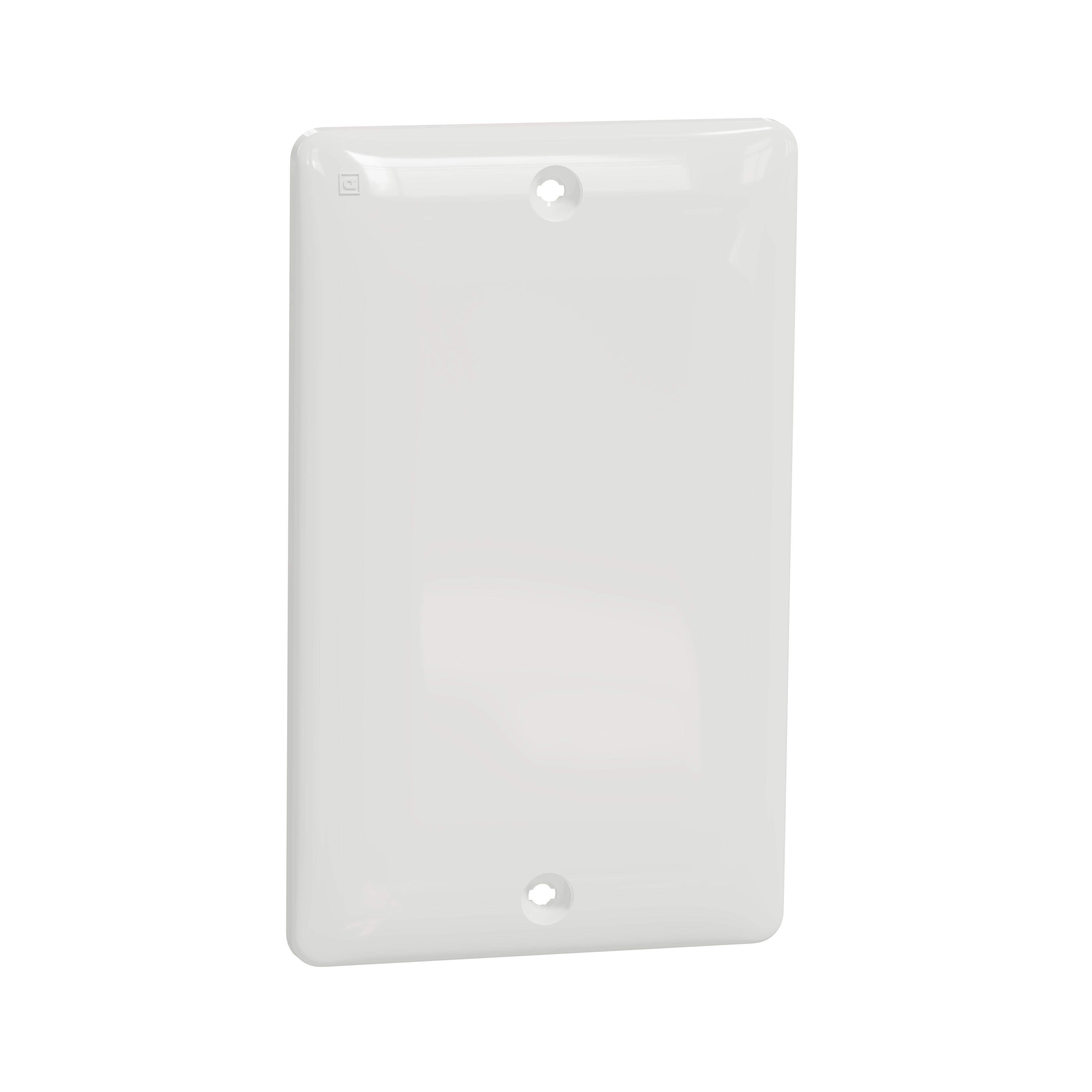 Picture of SQWS140001WH - Blank plate, X Series, 1 gang, white, matte finish