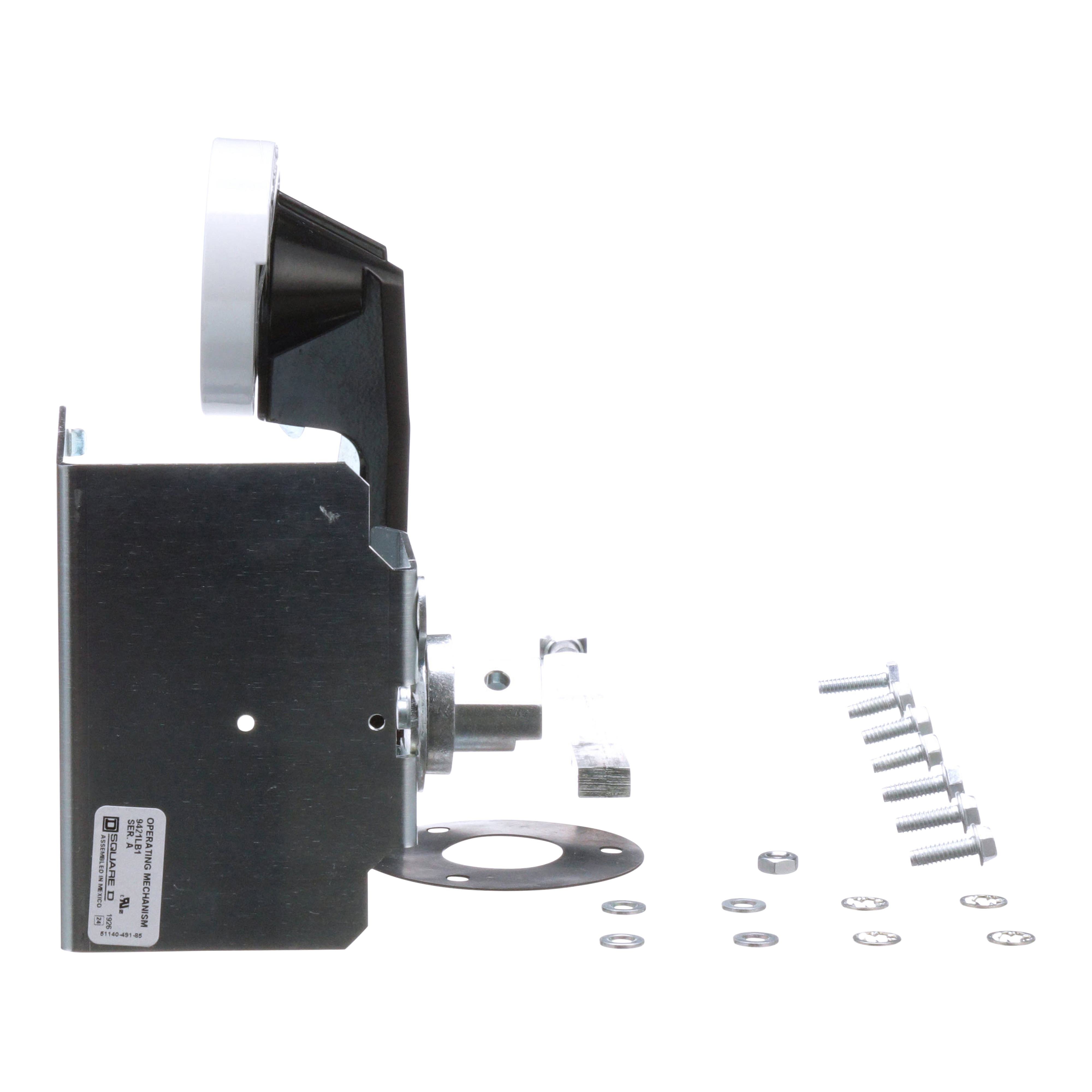 Picture of 9421LB1 - Circuit breaker accessory, PowerPacT B, handle kit, rotary, 6 inch, 125A, operating mechanism, short shaft