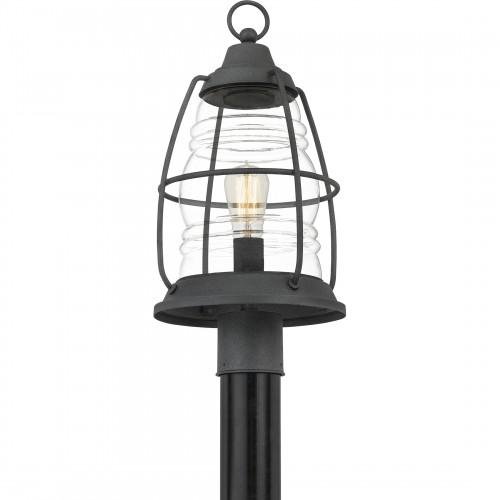 Picture of AMR9010MB - Admiral Outdoor post 1 light mottled black