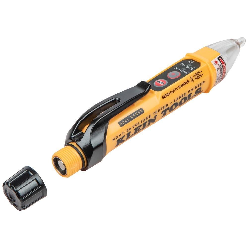 NCVT-5A - Non-Contact Voltage Tester Pen, Dual Range, with Laser Pointer
