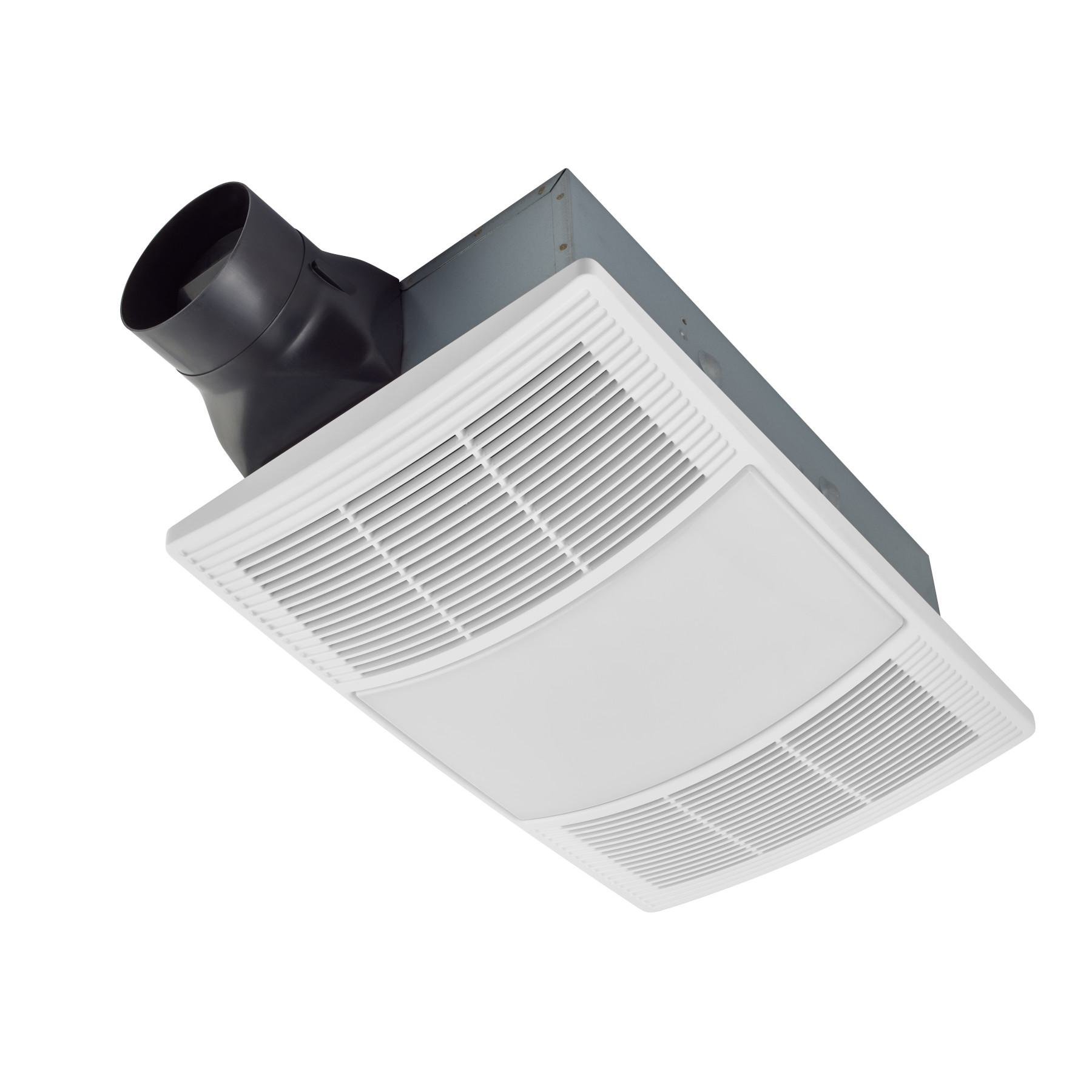 BHFLED110 - PowerHeat Series 110 CFM Ceiling Bathroom Exhaust Fan with Heater and CCT LED Lighting