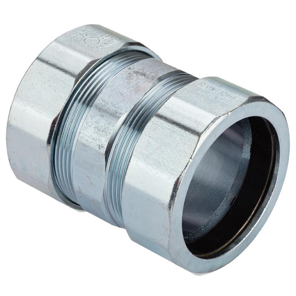 3104-RT - 1 1/2" Steel Rigid Raintight Coupling