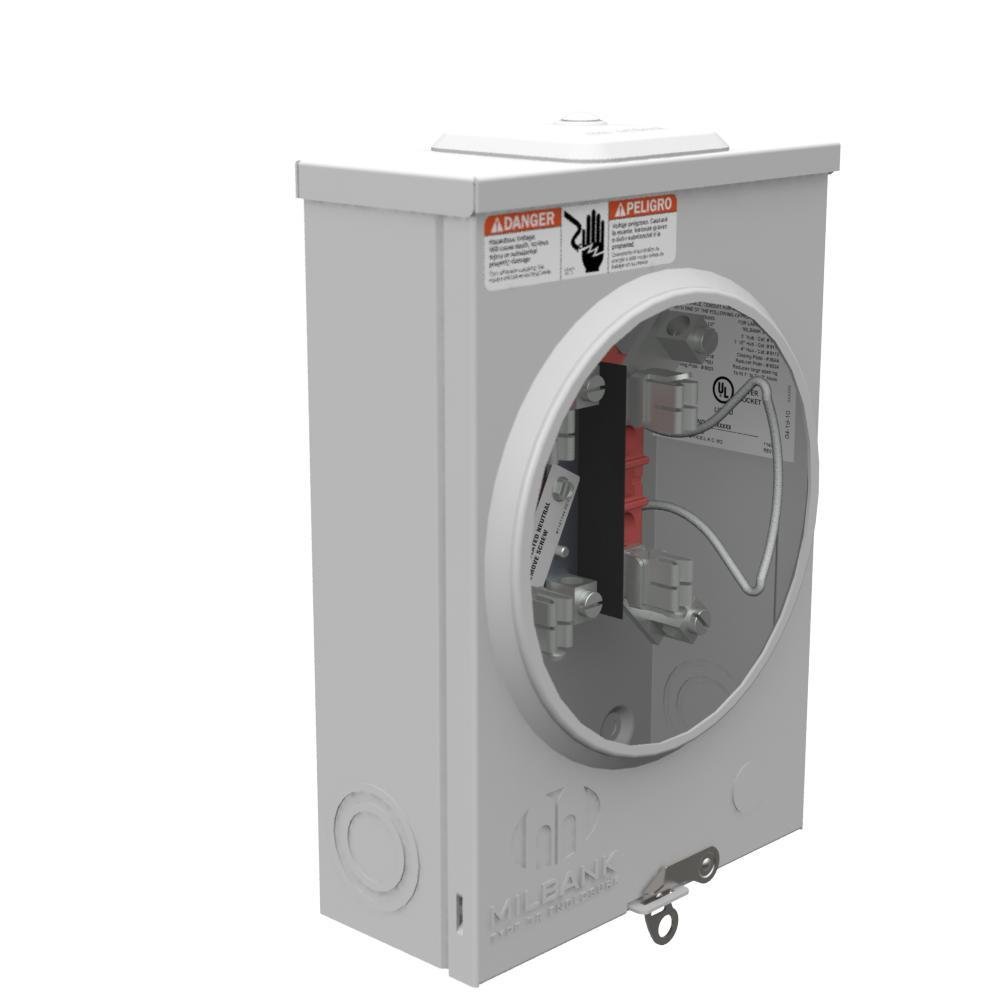 Picture of U5934-XL-BLG - 4 Terminal Ringless Small Closing Plate 7-8 In Barrel Lock Ground With Bracket Provision