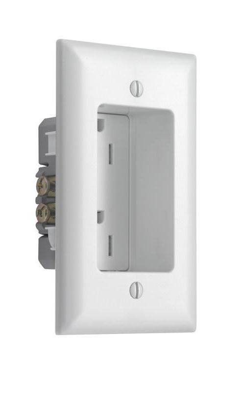 R885TRWCC6 - 15A 125V Recessed Tamper-Resistant Duplex Receptacle, White