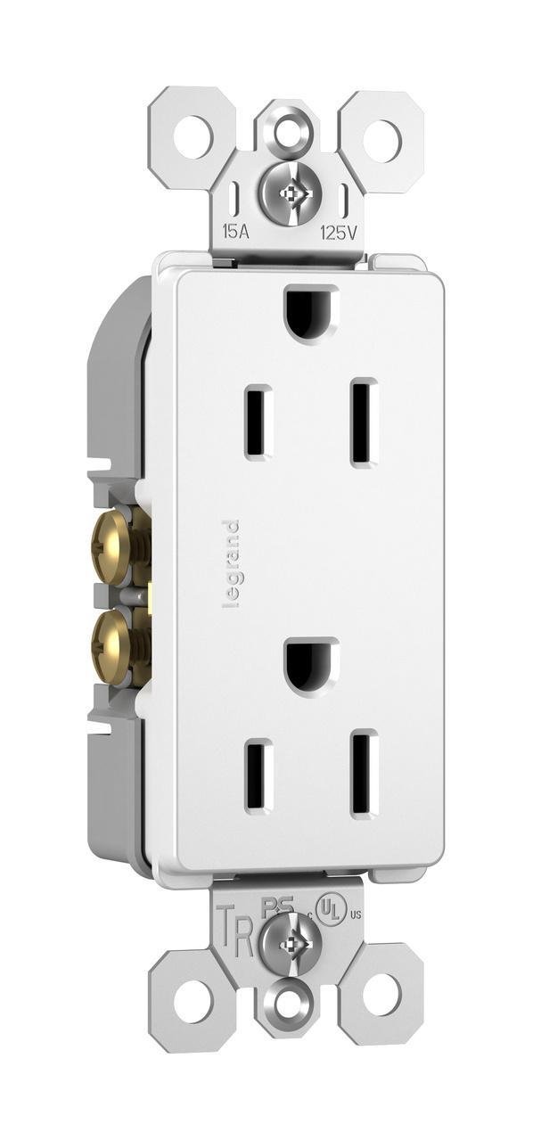 Picture of 885-TRW - radiant® Tamper-Resistant Outlet, White
