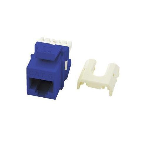 WP3476-BE - Cat 6 Quick Connect RJ45 Keystone Insert, Blue