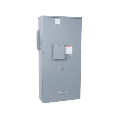 EZM11200FSB - Main fusible (Class T) switch unit, EZ Meter-Pak, 1200A, 120/240VAC, 1ph/3W, 1200A bus, UG, Type 3R