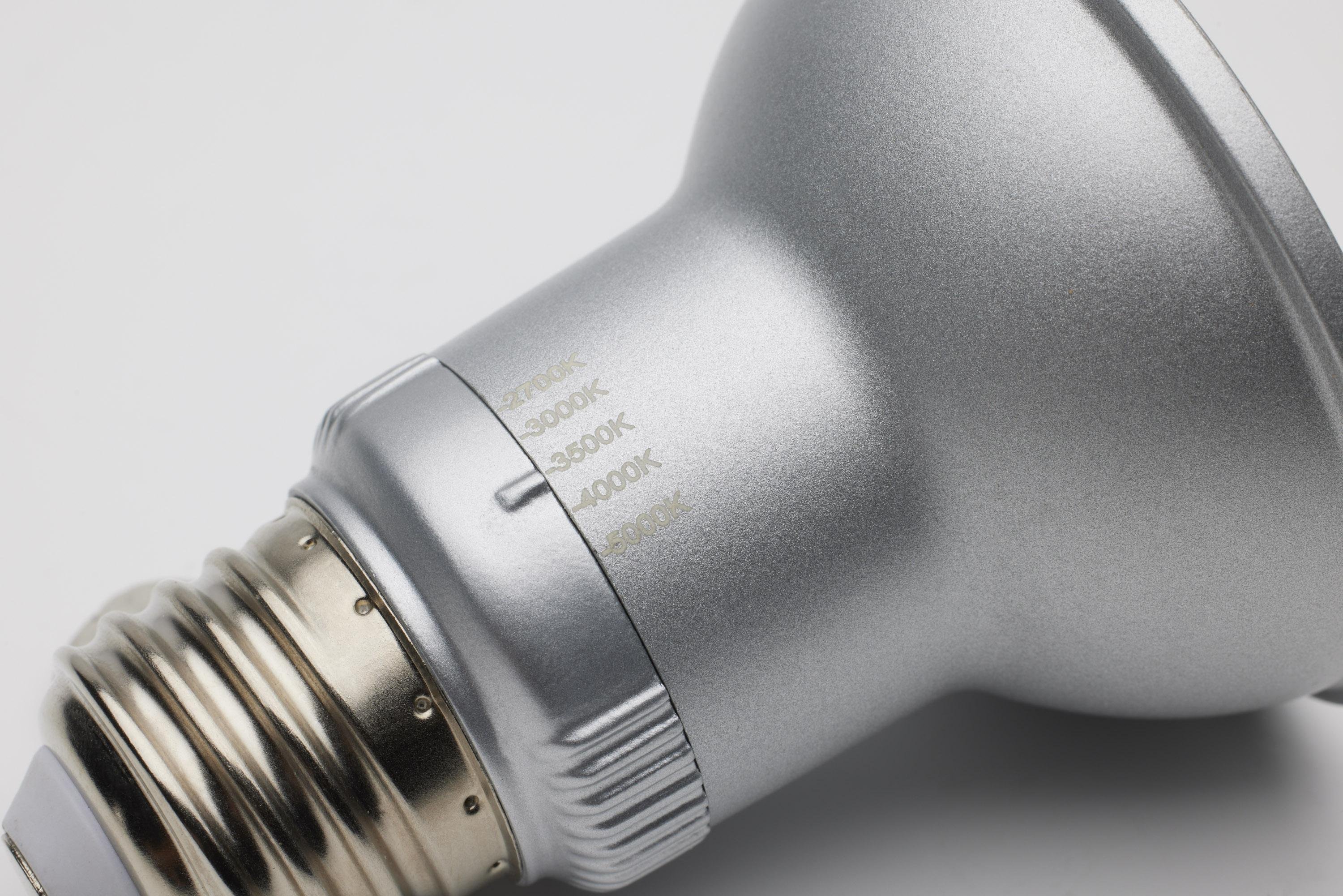 Picture of S11581 - 5.5 Watt PAR20 LED - Medium Base - Silver Finish - CCT Selectable - 120 Volt - 40 Degree Beam Angle