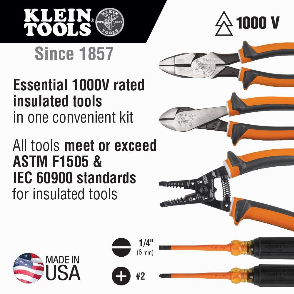 Picture of 94130 - 1000V Insulated Tool Kit, 5-Piece