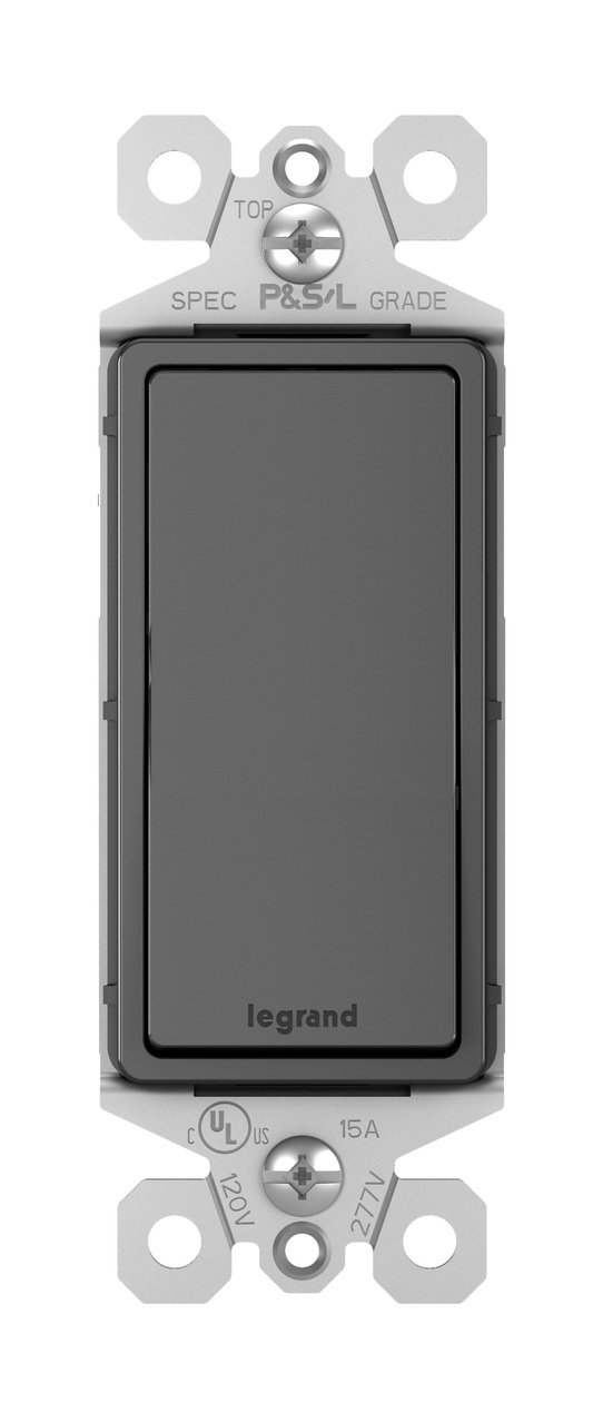 Picture of TM870-BK - radiant® 15A Single-Pole Switch, Black