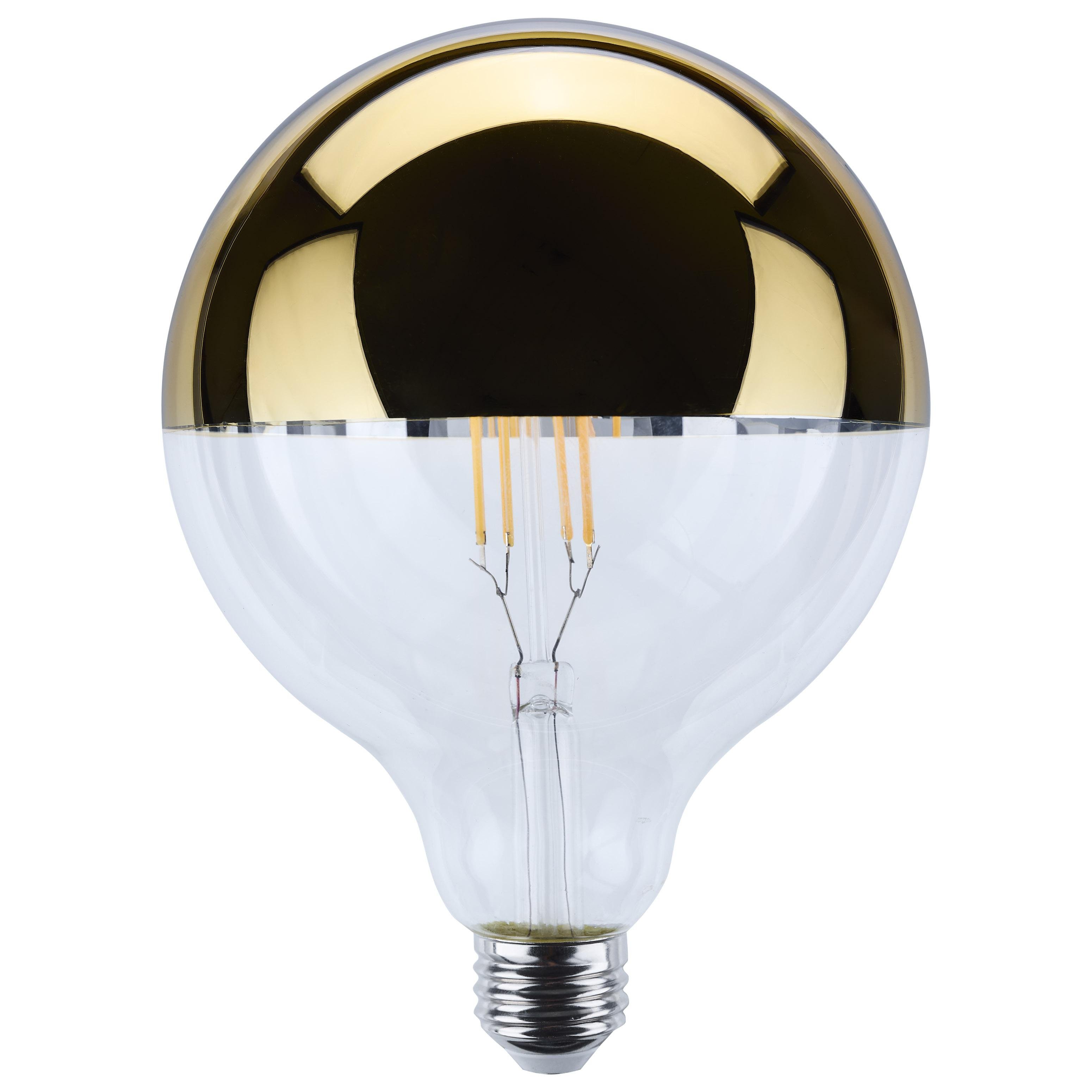 SAT S12546, 8W G40 LED Medium Base 2700K CCT, Gold Crown