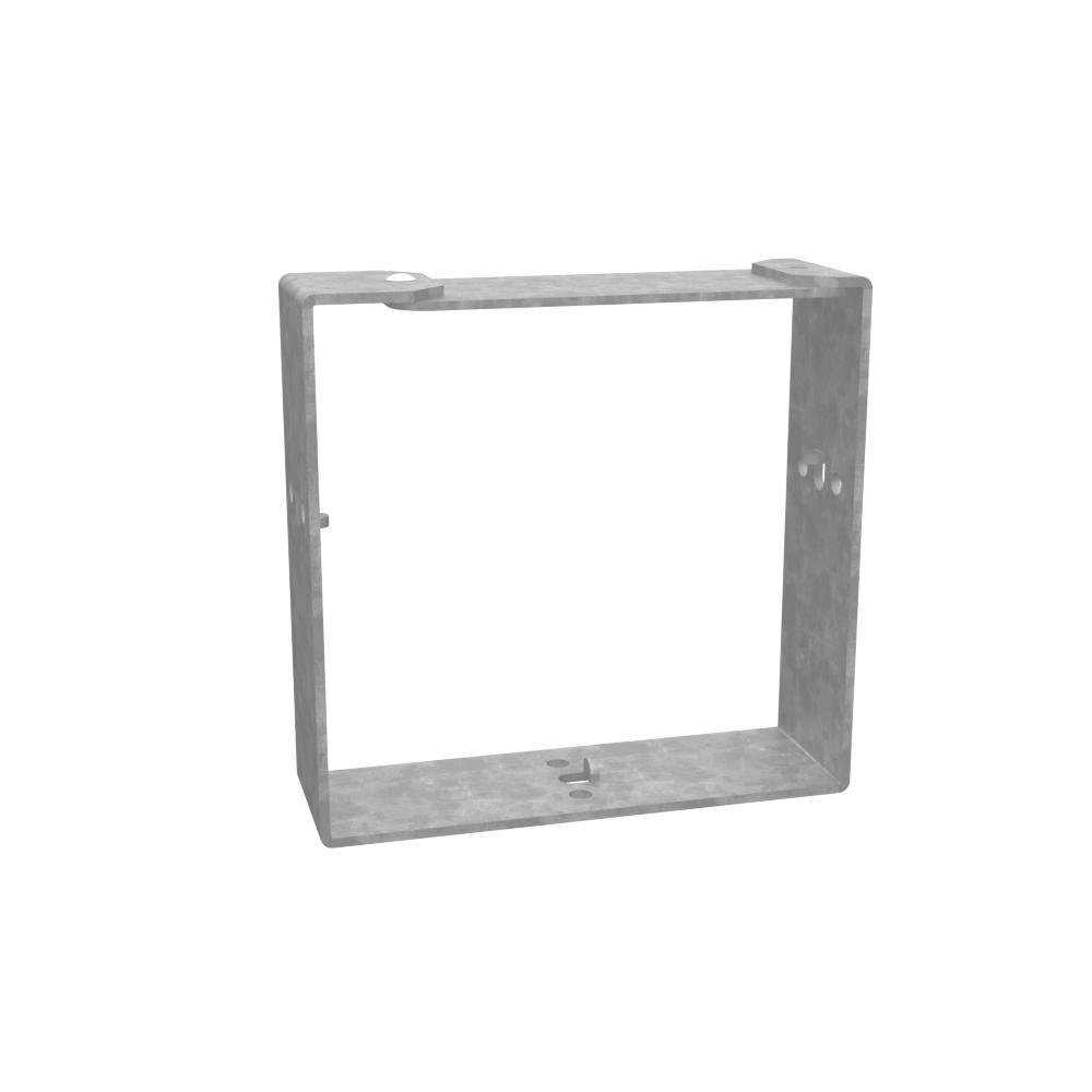 44GC - Wireway Connector Non UL Listed 4X4 Wireway Hinge And Screw Cover ANSI 61 Gray Steel