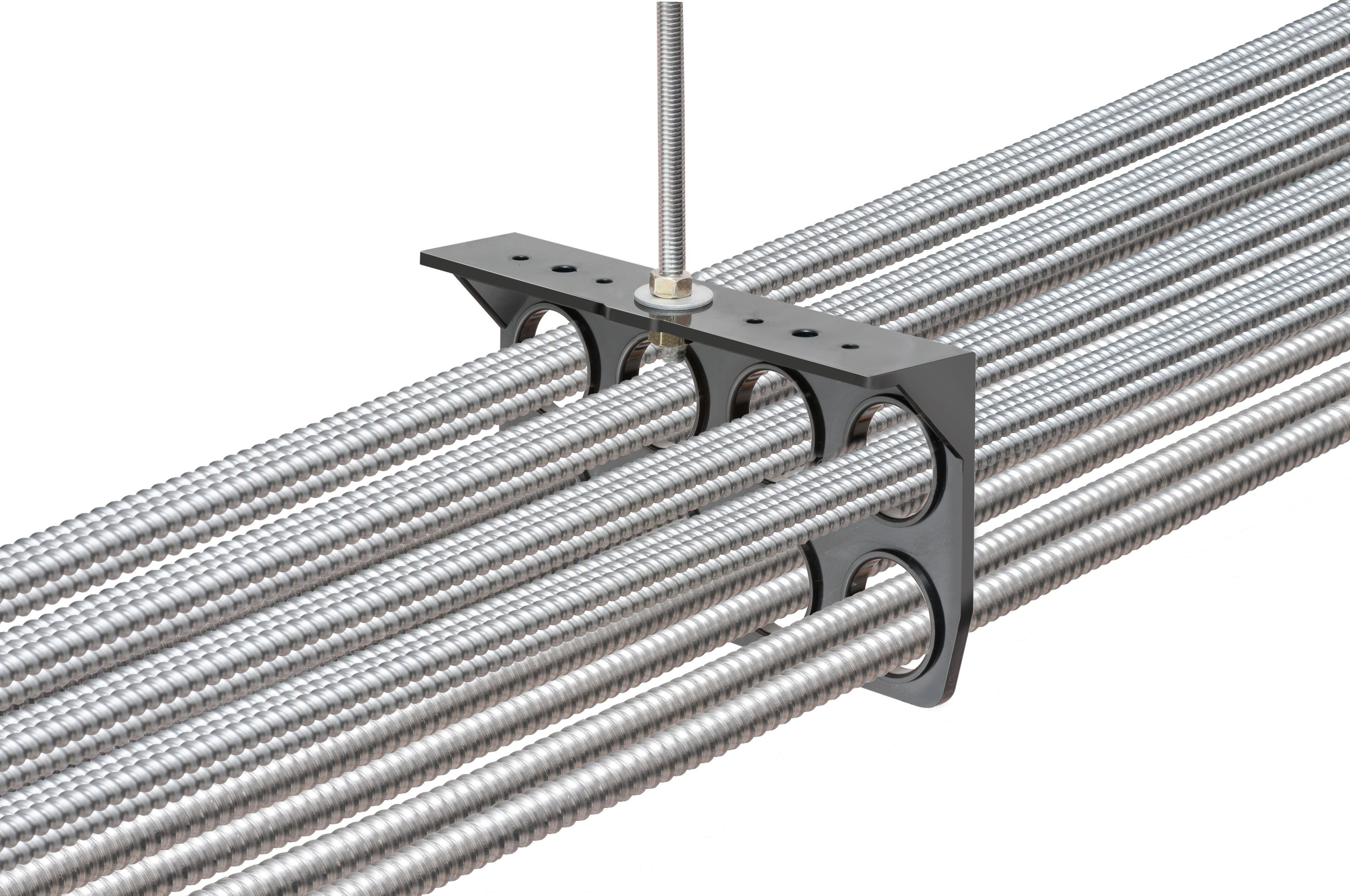 Picture of ARL CA8LX, 8-Hole 1 1/4"  Cable Conduit Support Bracket