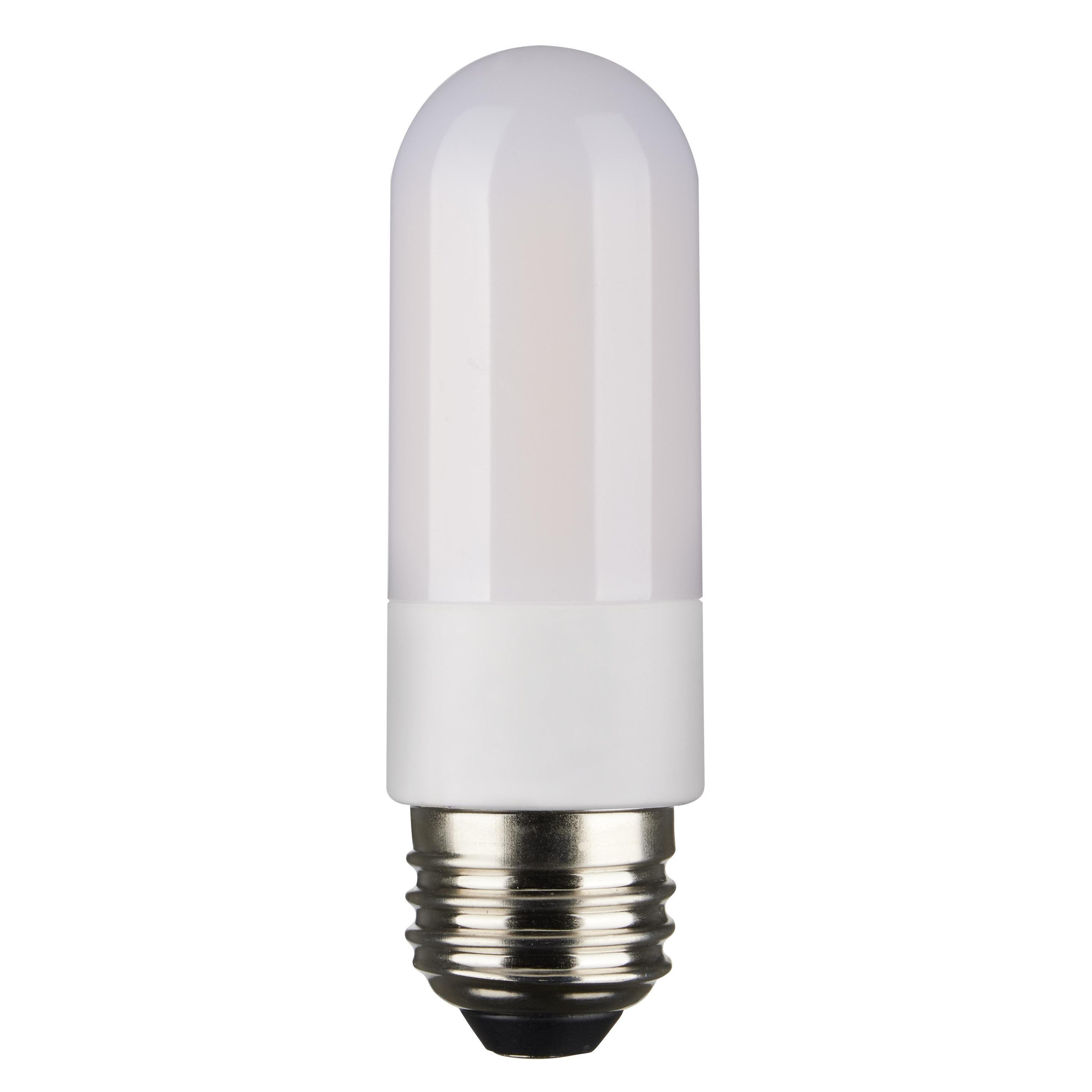 S11224 - 8 Watt T10 LED - Frosted - Medium base - 3000K - High Lumen - 120 Volt - 90 CRI - Dimmable - Carded
