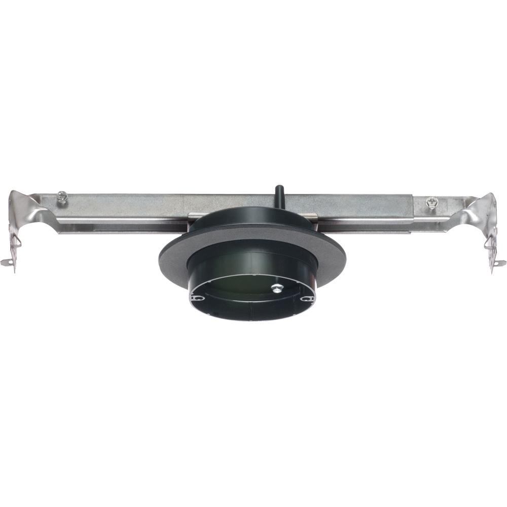 FBR415F - Plastic vapor box with adjustable steel bracket for fans and fixtures in new construction. Flange forms a protective barrier against air infiltration. 18.3 cu. 70lb fan rated at 24" on center. 110lb fan rated at 16" on center, 90lb rated fixture