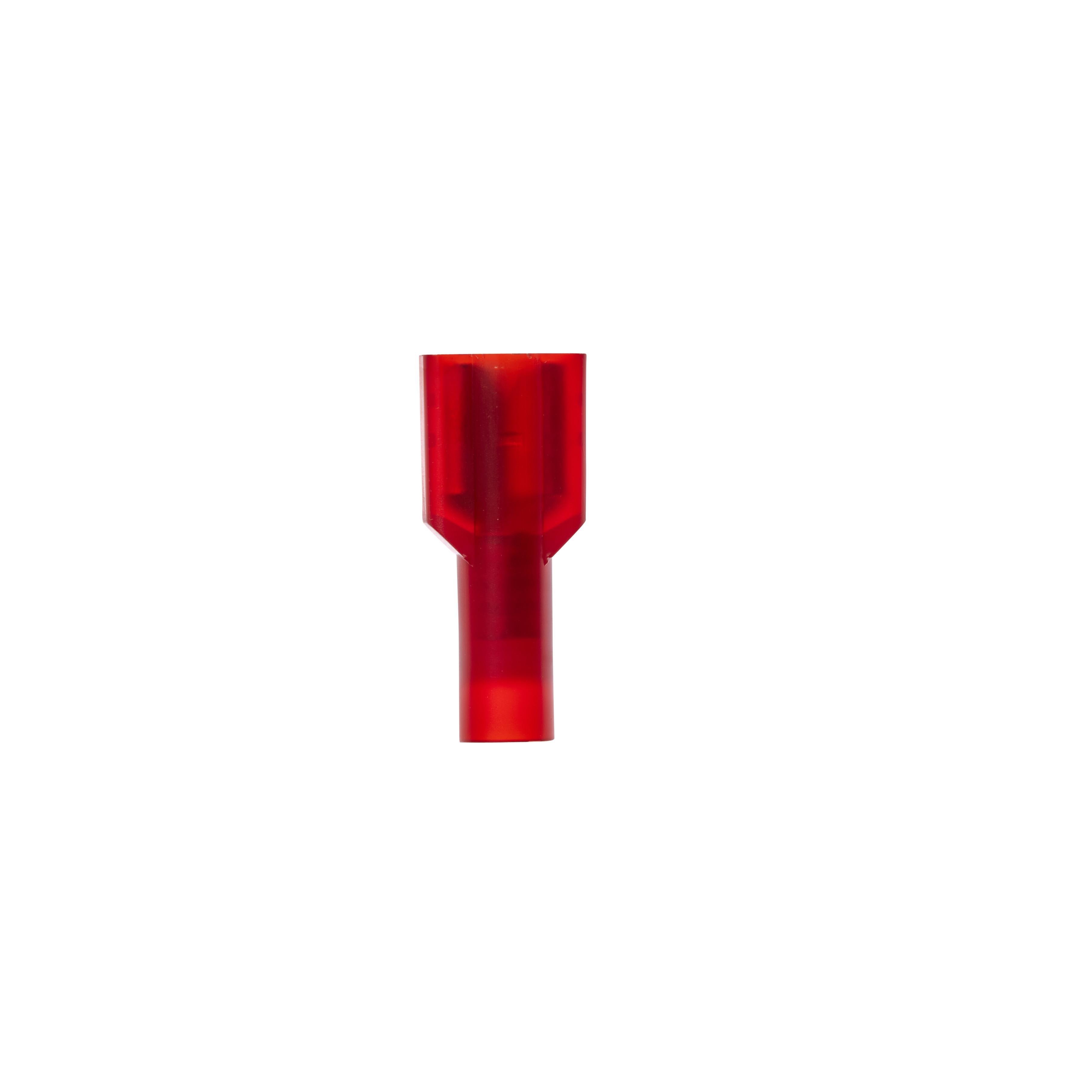 FDV10-250Q - 3M™ Highland™ Vinyl Insulated Female Disconnect Terminal FDV10-250Q, AWG12-10, 25/bag