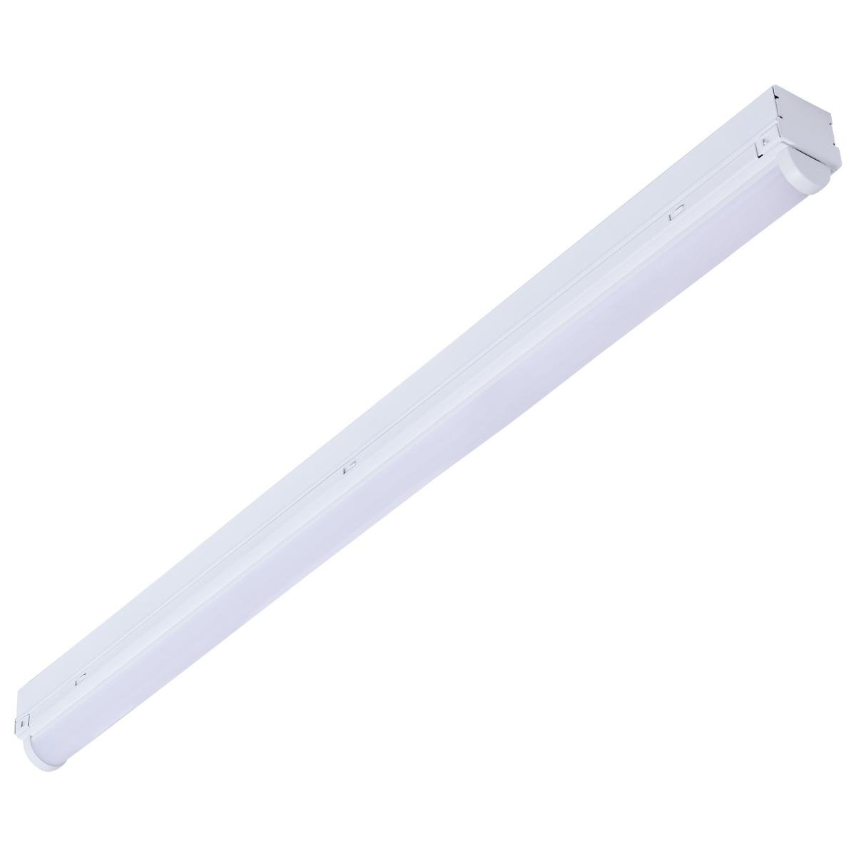 65/1220 - LED 2 Foot Strip Light - 10 Watts - 27K/30K/35K/40K/50K CCT Selectable - White Finish - 120-277 Volt