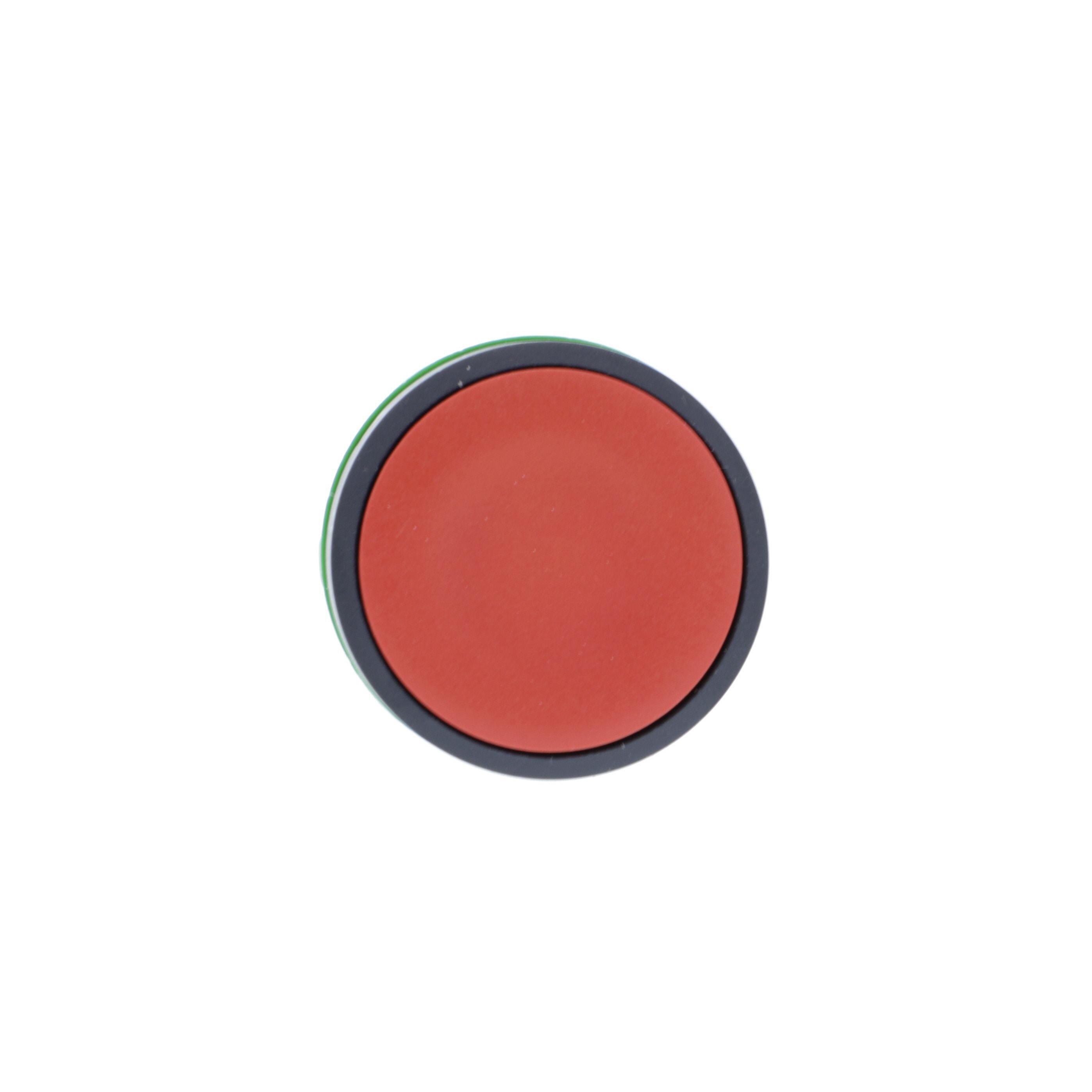 ZB5AA4 - Head for non illuminated push button, Harmony XB5, plastic, flush, red, 22mm, spring return, unmarked