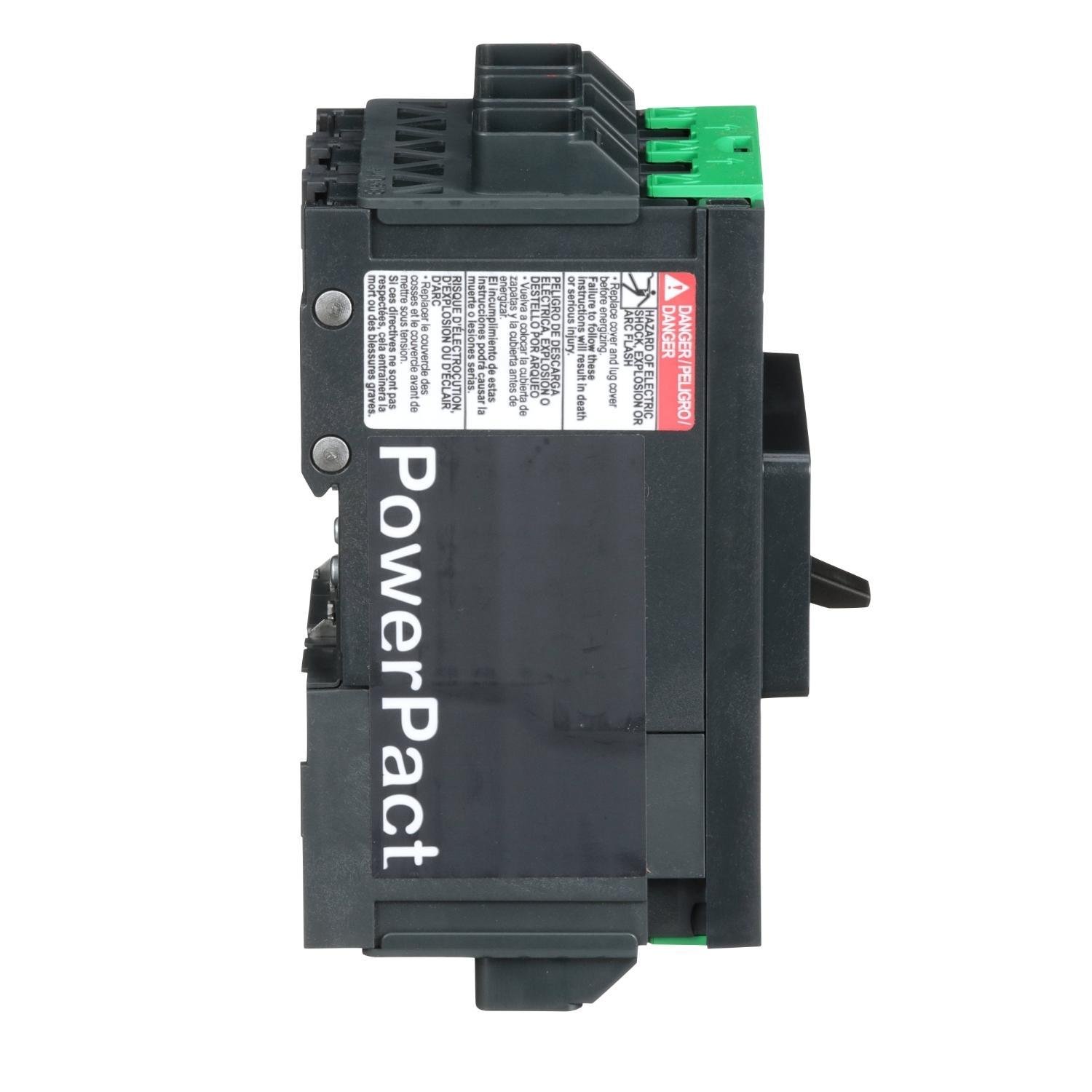 Picture of BGL36050 - Circuit breaker, PowerPacT B, 50A, 3 pole, 600Y/347VAC, 18kA, lugs, thermal magnetic, 80%