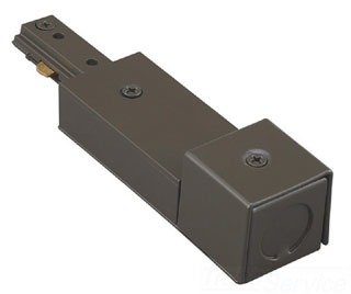 J Track Live End BX Connector in White