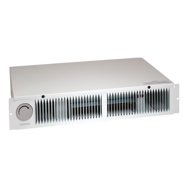 Picture of 112 - Kickspace Heater, White, 1500W 240VAC, 750/1500W 120VAC, with built-in thermostat.