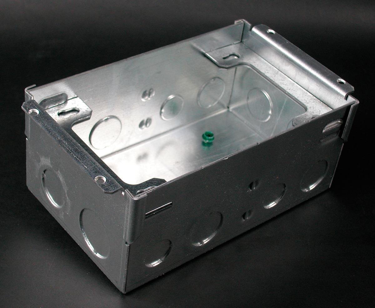 880W2 - 880W Series™ Two Gang Steel Floor Box for Wood Floors