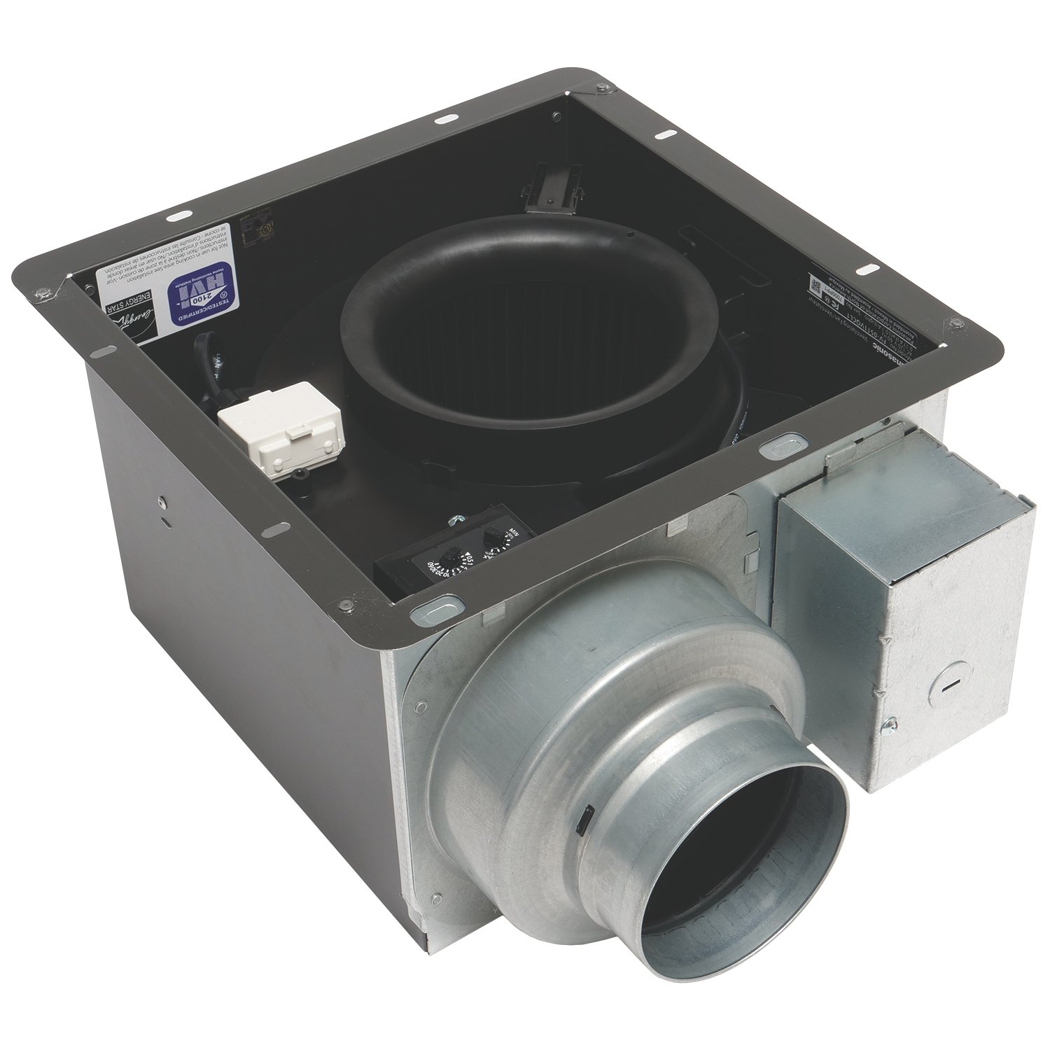 Picture of FV-0511VQCL1 - WhisperSense Ventilation Fan/Light with Motion and Humidity Sensors, Pick-A-Flow Speed Selector, Extremely Quiet, Long Lasting, Easy to Install, Code Compliant, Energy Star Certified, White