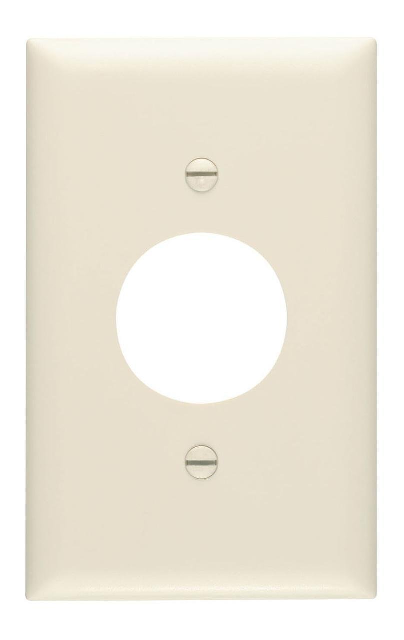 TP7-LA - TradeMaster® 1-Gang Nylon Wall Plate, Single Receptacle Opening, Light Almond
