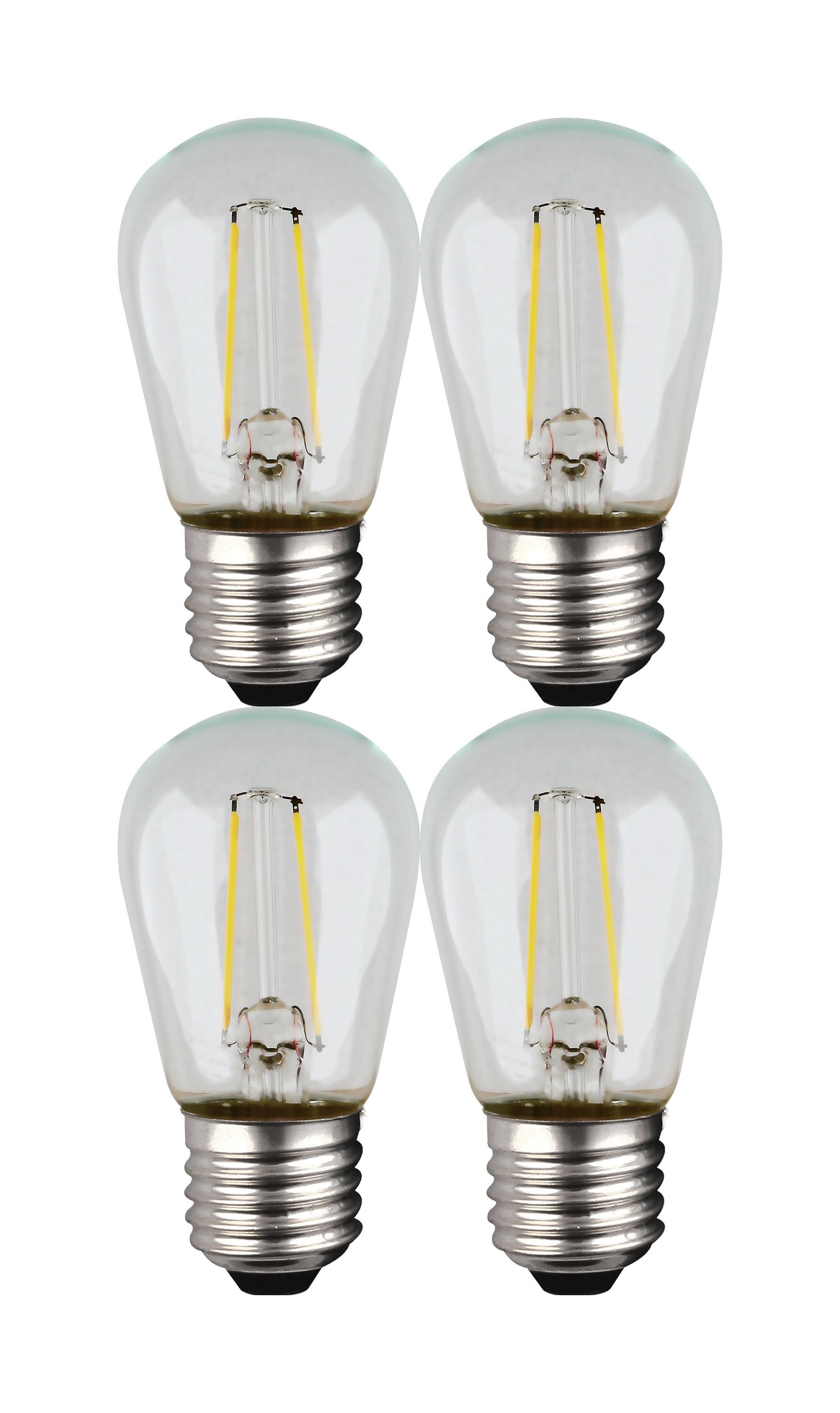 Picture of S8021 - S14 LED String Light Replacement Bulb - 2700K - 120 Volt - Replacement 4-pack