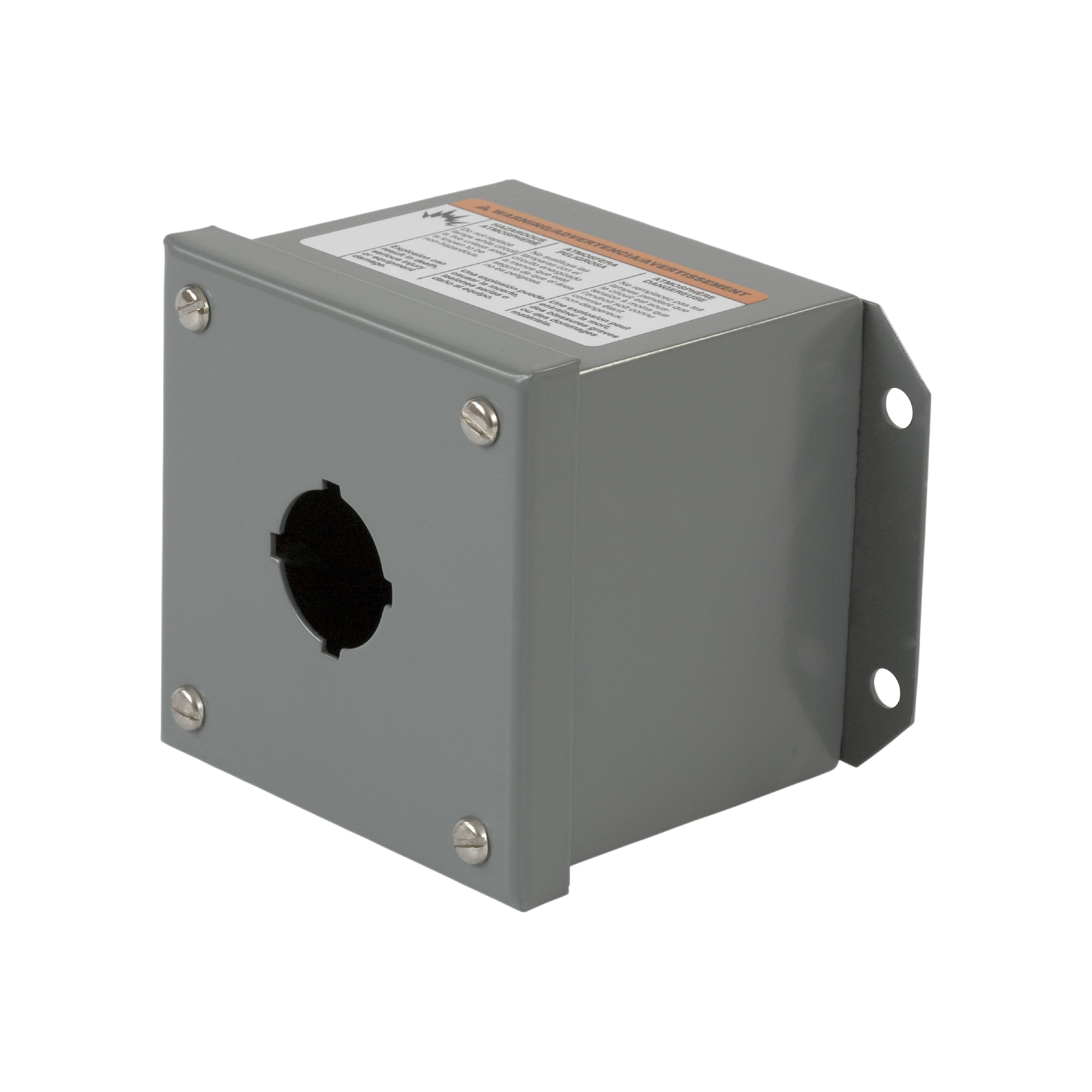 9001KYAF1 - Empty enclosure control station, Harmony 9001K, sheet steel, 1 cut out, 30mm, NEMA 3 13