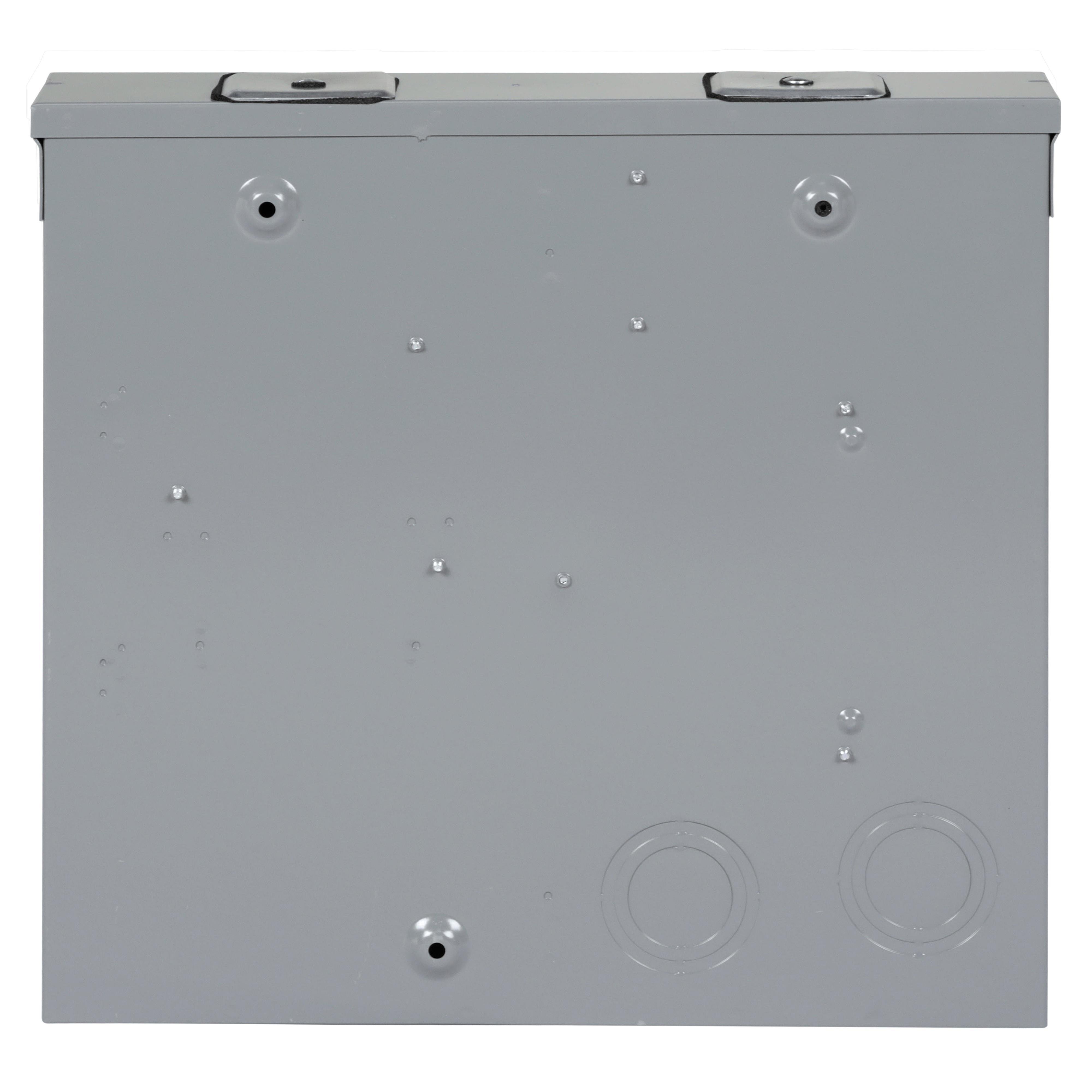 Picture of CQRA200 - Meter mains, QO, CSED, ringed socket, 200A, surface mount, no bypass, main breaker installed