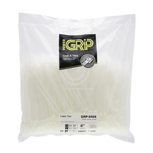 Picture of GRP-850X - 8”, Natural General Purpose 50lb Cable Ties, 1000 Bulk Pack