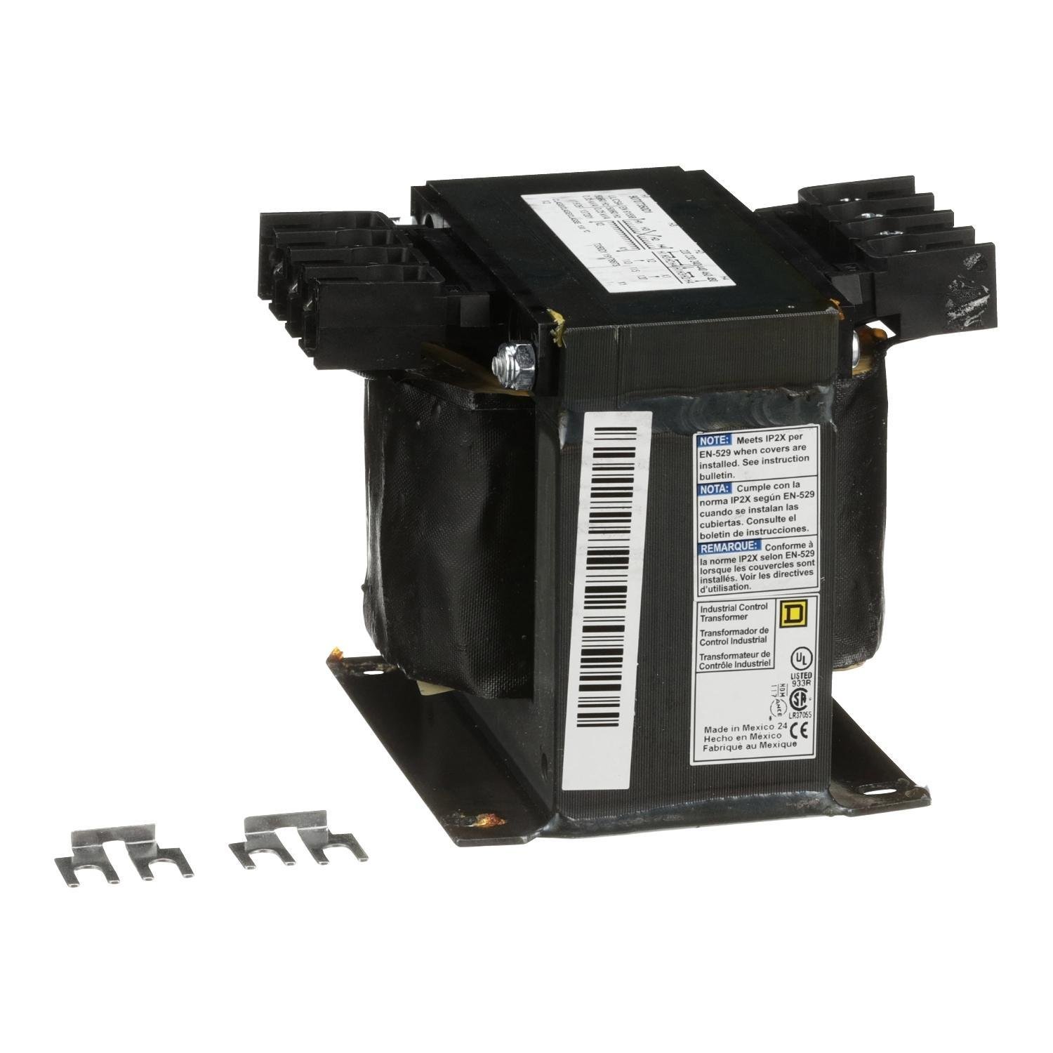 Picture of 9070T350D1 - Transformer, Type T, industrial control, 350VA, 1 phase, 240x480V primary, 120V secondary, 80C rise