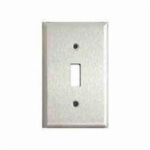 97071 - 1 Gang Satin Stainless Steel Toggle Switch Wallplate