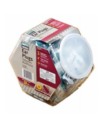 242349 - Safety Works Tru-Guard Pair Foam Ear Plugs in Fishbowl Display