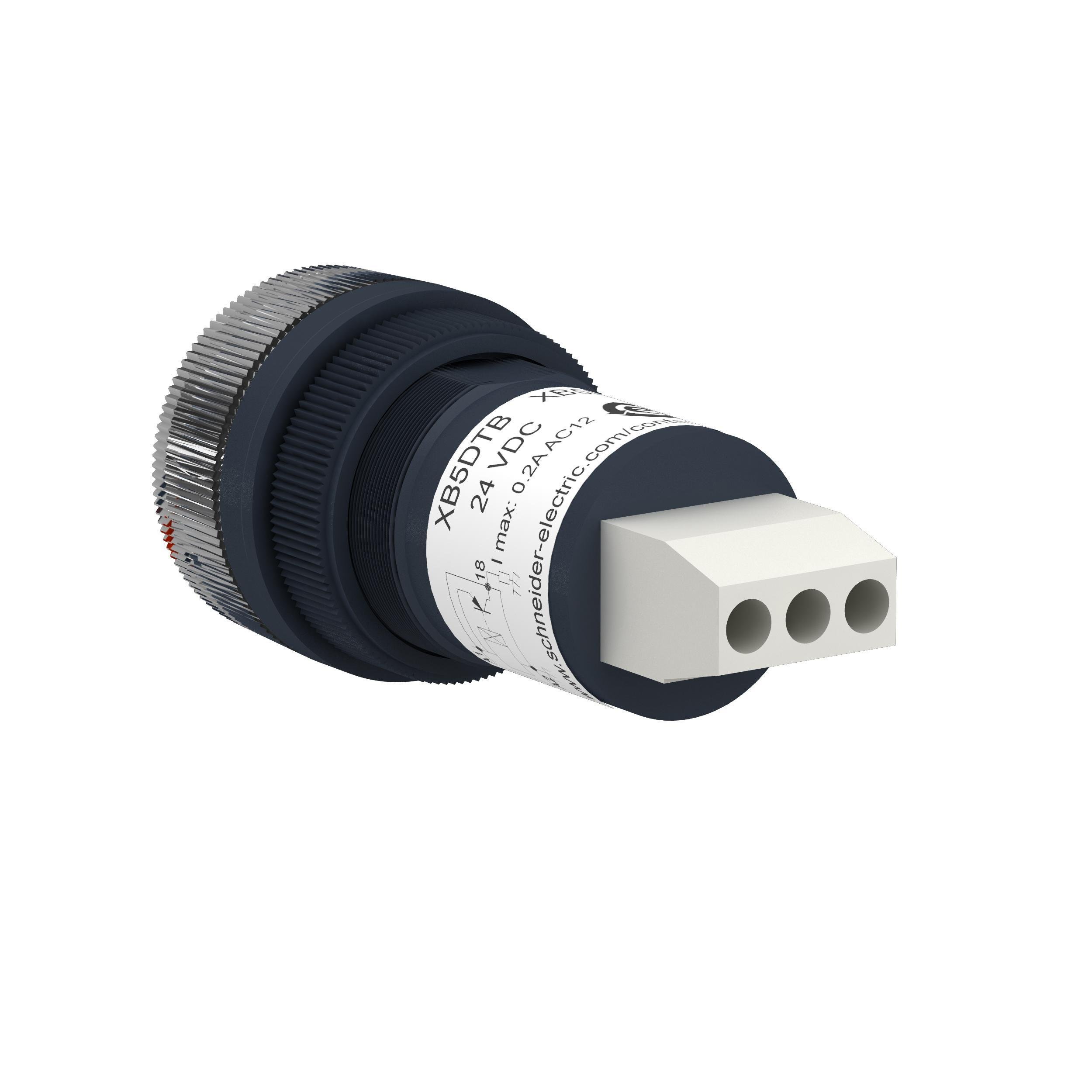 Picture of XB5DTGM5 - Panel mounted timer monofunction, Harmony XB5, plastic, 22mm, time delay 3...60min, 100...240V AC DC