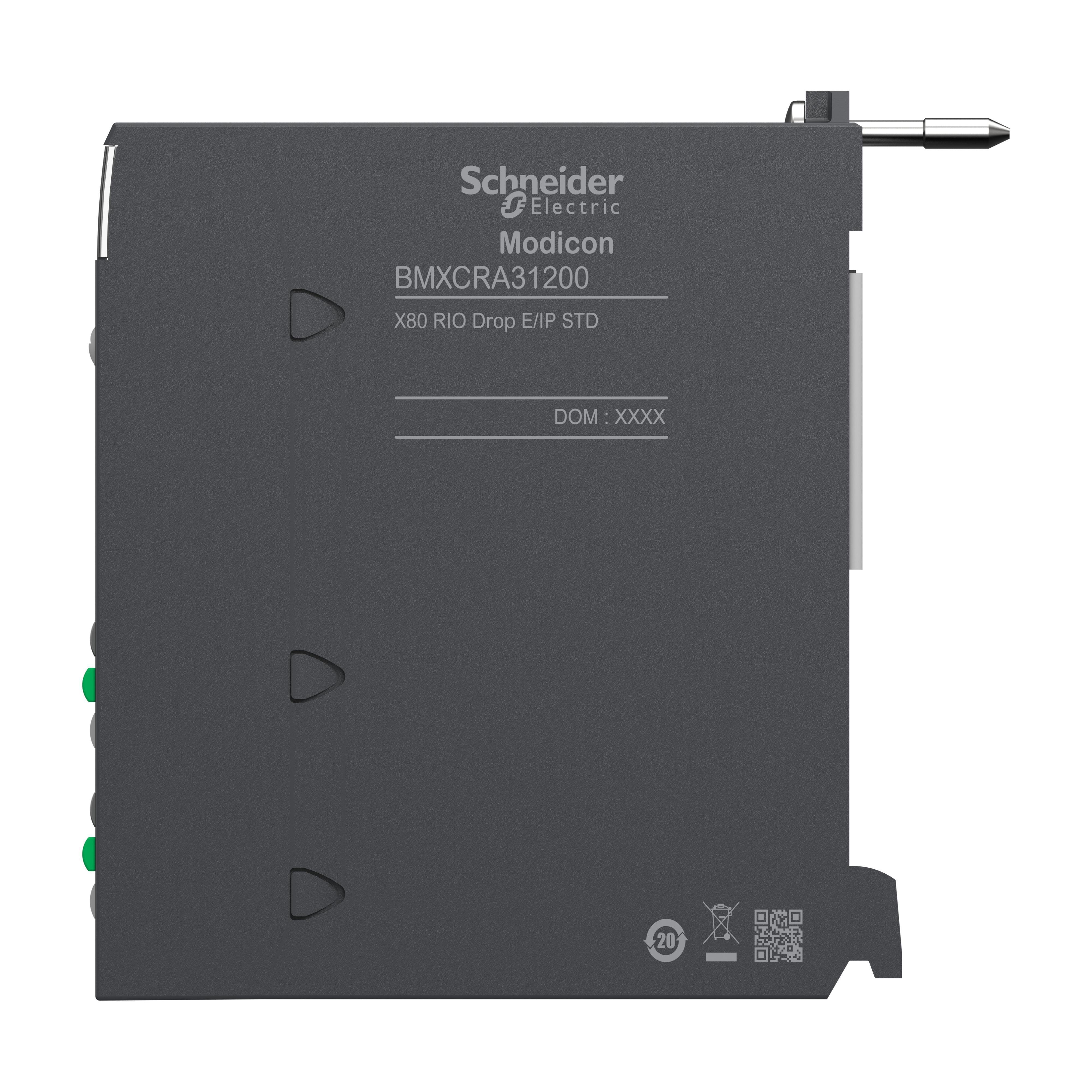 Picture of BMXCRA31200 - remote IO drop E/IP, Modicon X80, standard