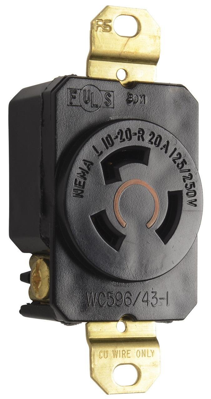 20A NEMA L1020 Single Receptacle