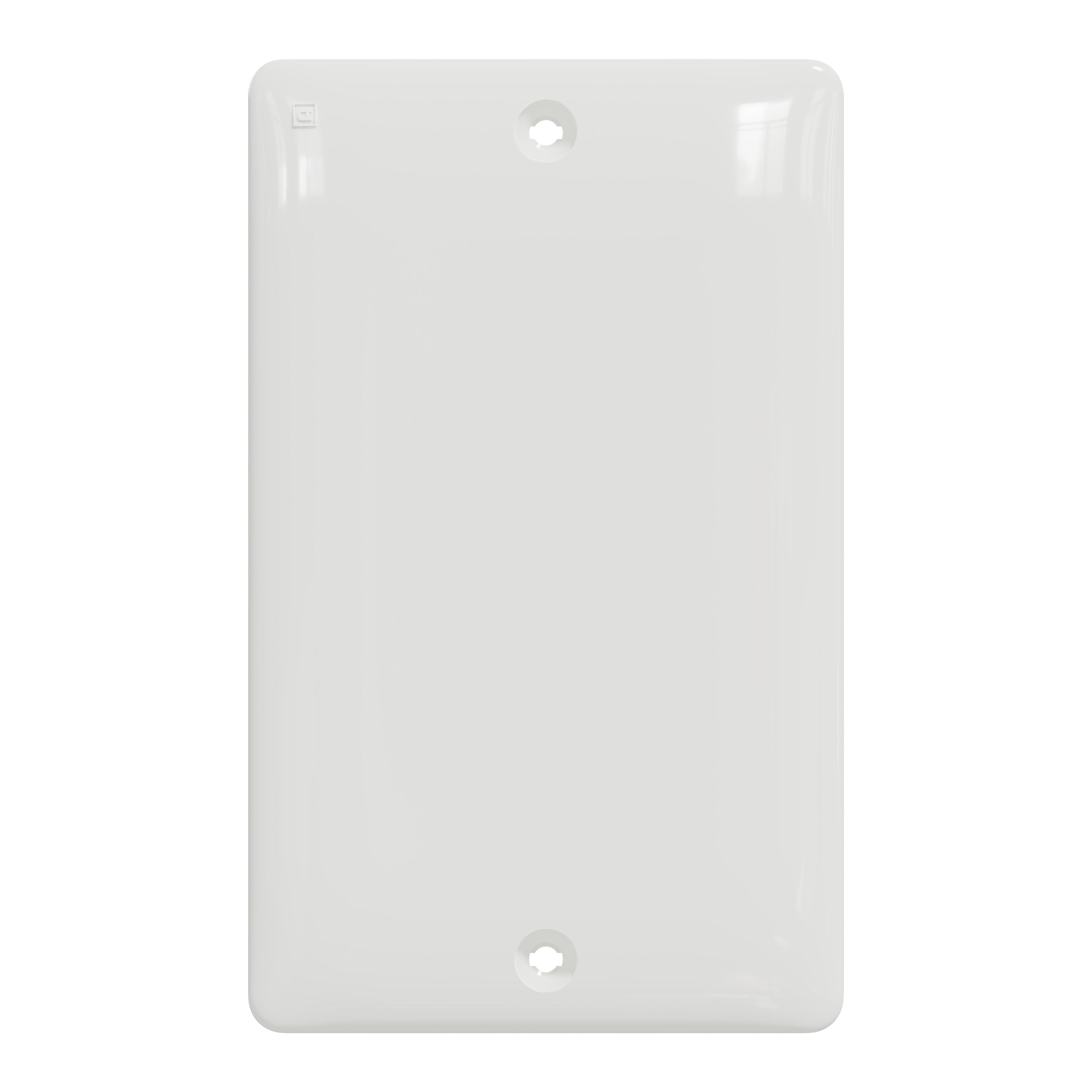 SQWS140001WH - Blank plate, X Series, 1 gang, white, matte finish