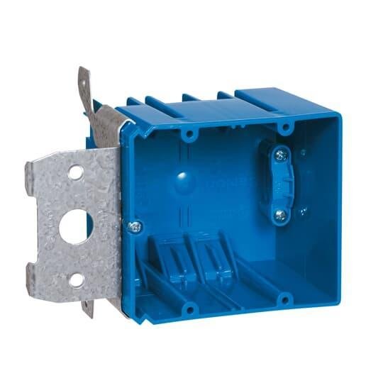 B234ADJC - 2 GANG ADJ ELEC BOX W/SIDE CLAMP