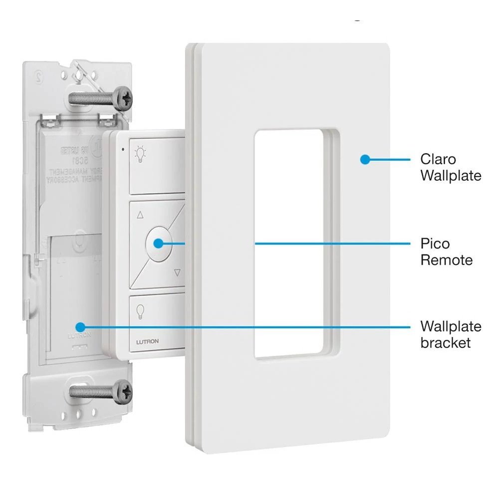 Picture of PICO-WBX-ADAPT - Caséta Wallplate Bracket for Pico Remote