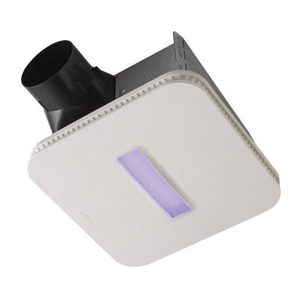 AR110LKVV - Broan® SurfaceShield™ Exhaust Fan w/ LED and Vyv™ Antimicrobial Virus Killing* Violet Light, 110 CFM